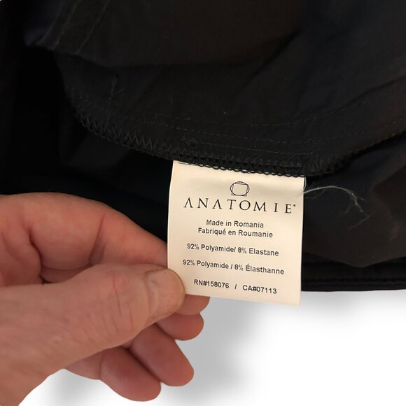 NWT Anatomie Allie Hybrid Jogger Tight 2 Tone Black Travel Pant Sz XS Pull on - Picture 9 of 10